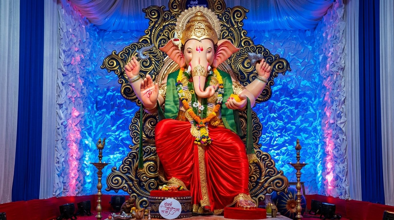 Mumbai Central Cha Raja Seated Idol